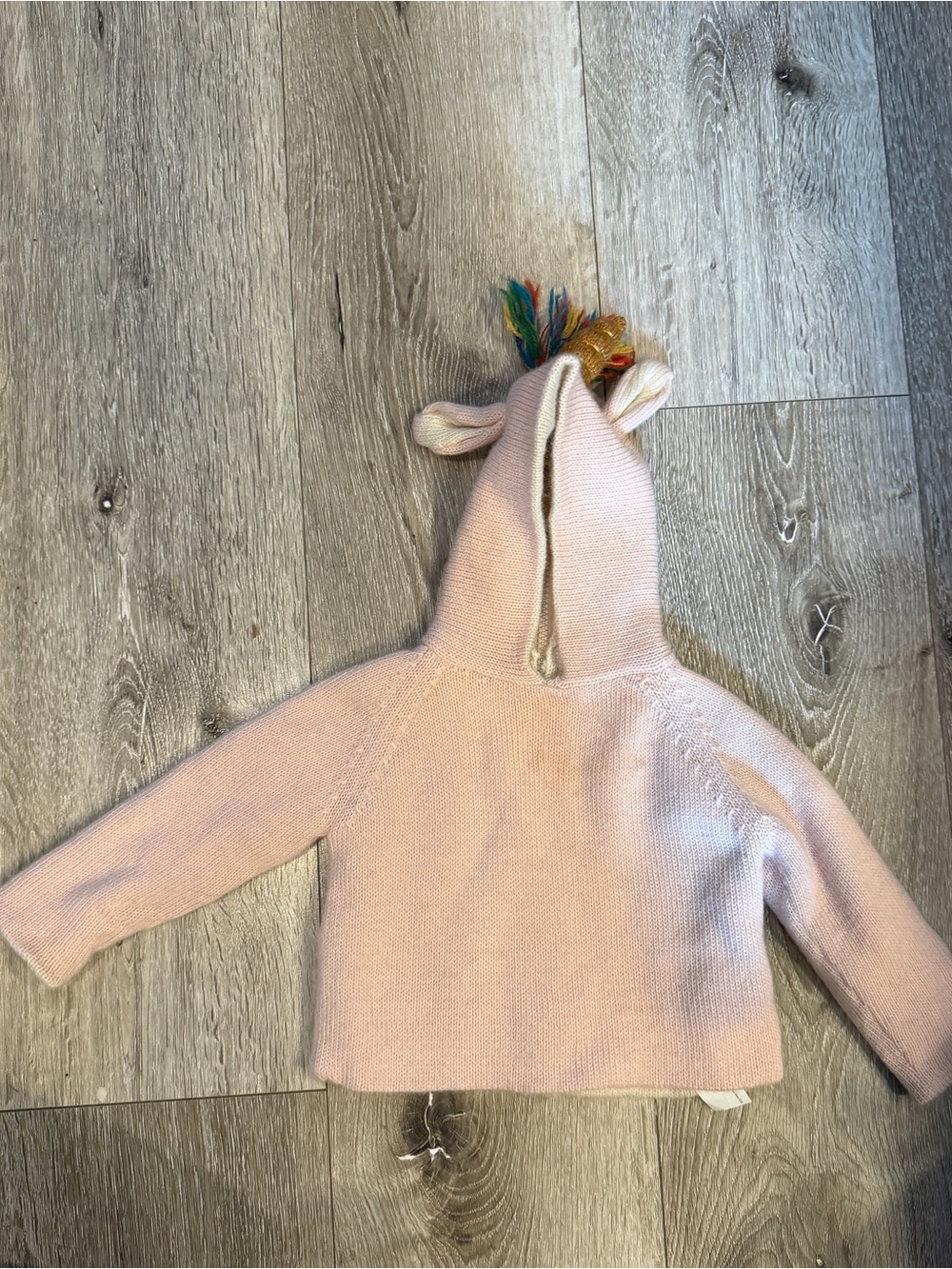 Oeuf unicorn sweater 6m